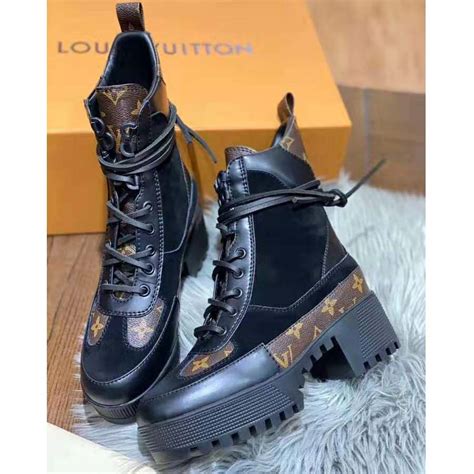 louis vuitton boots laureate desert|louis vuitton platform boots.